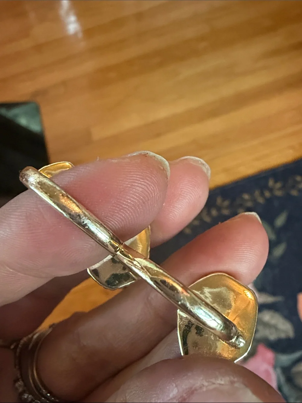 Kendra Scott Ring Gold and Silver Druzy Adjustable